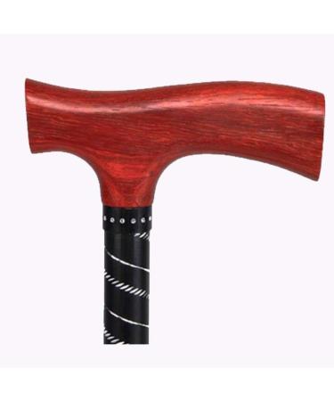 Telescopic Non Slip Crutches Crutches Aluminum Alloy Lightweight Telescopic Four-Corner Crutches Mahogany Walking Sticks for The Elderly for Arthritis Elderly Seniors & Handicap (Color : Metallic) Black - Buy Online on GoSupps.com