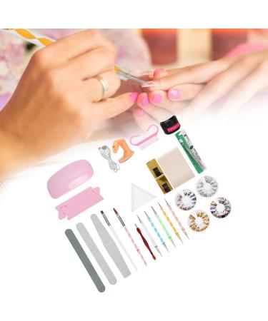 Nail Light Nail Art Dotting Pen for Home Nail Salon Extension Gel Set with Portable USB Nail Polish Dryer - Buy Online on GoSupps.com