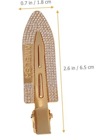 FRCOLOR Bangs Hair Clip Glitter Metal Pin - Buy Online on GoSupps.com