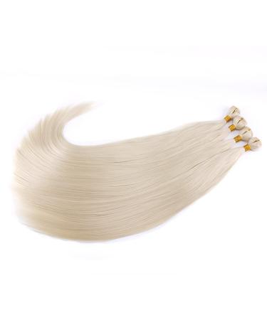 30 Inch Blonde Synthetic Straight Hair Weave Bundle - Heat Resistant Fiber Extensions for Black Women (613) - Buy Online on GoSupps.com