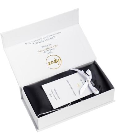 ZEDY 100% Silk Sleep Mask - Luxury Blackout Eye Mask for Ultimate Comfort | Padded Cooling Cloud Eye Cover for Men & Women - Buy Online on GoSupps.com