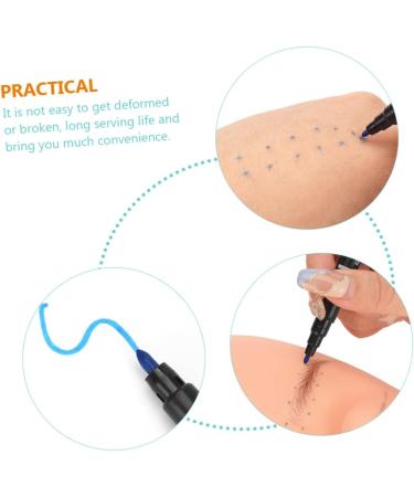 Beavorty 40 Pcs Eyebrow Marker Pen Marker Pens Beauty Marker Pen Grease Pen Portable Plastic - Buy Online on GoSupps.com