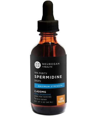 Neurogan Spermidine Drops 2400mg Maximum Strength 98% Pure - 120 Servings