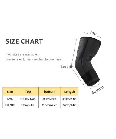 Elbow Compression Sleeve for Tendonitis | Tennis & Golf Relief for Men & Women | Large-X-Large Black - Buy Online on GoSupps.com