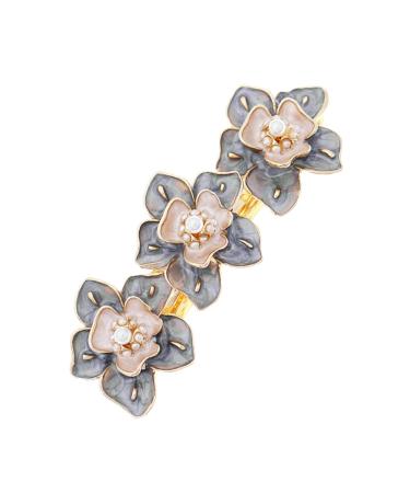 Beaupretty Pearl Floral Hair Clip Girl Side Clip Wedding Flower Headpiece Hair Barrettes for Girls Pearl Flower Hair Clip Girl Hair Pearl Flower Hair Pin Women Abs Miss
