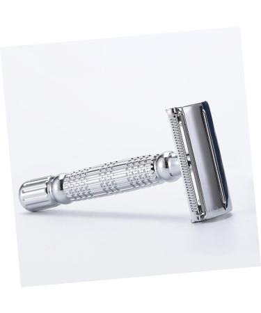 Angoily 3-Stage Manual Razor - Classic Double-Sided Shaver for Men - Premium Facial & Beard Grooming - Buy Online on GoSupps.com