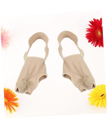 Healeved Bunion Separator Sleeve - 3 Pairs Orthotic Straighteners for Hallux Valgus - Beige, 3pcs Medium - Buy Online on GoSupps.com