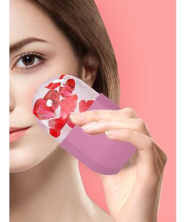 Ice Roller for Face - Portable Silicone Skin Care Tool | Reusable Ice Facial Roller to Brighten & Reduce Fine Lines (Pink - Buy Online on GoSupps.com