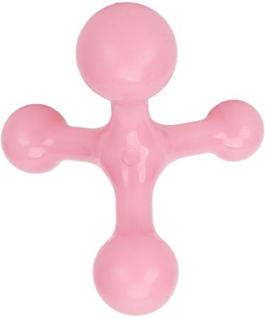 4-Ball Mini Hand Massager - Ergonomic Triangular Design for Reduced Pain Lightweight & Easy to Use - Perfect for Neck Relief - Durable Pink Plastic - Buy Online on GoSupps.com