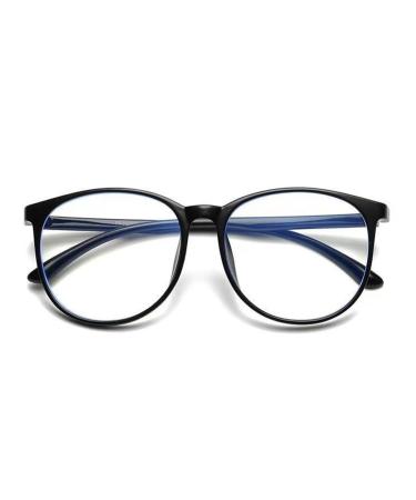 VzuhSW blue light filter glasses 1-set gaming & reading glasses screen glasses against eye fatigue visual aid for women and men blue-loving (black)