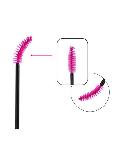 Shintop Disposable Eyelash Makeup Brush Wands - 50PCS Rose Applicator Kit - Buy Online on GoSupps.com