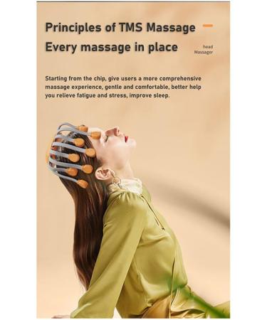 Buy AORWH 20 Massage Heads - Scalp Massager & Red Light Therapy Vibrator for Relaxation | Durable Easy Install (White) - Buy Online on GoSupps.com