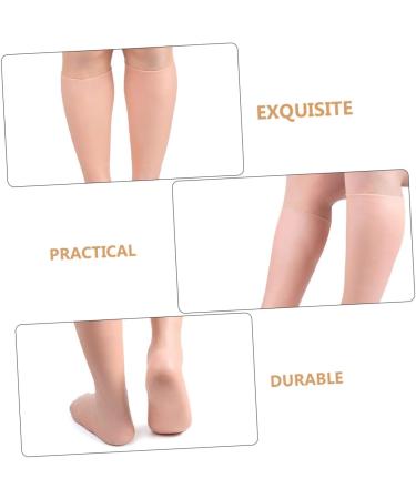 POPETPOP 2 Pairs Exfoliating Moisturizing Socks Moisturizing Booties Knee High Heels Gel Socks for Cracked Feet Spa Gloves and Socks Foot Moisturizing Socks Girls Socks Women's Socks Sebs - Buy Online on GoSupps.com