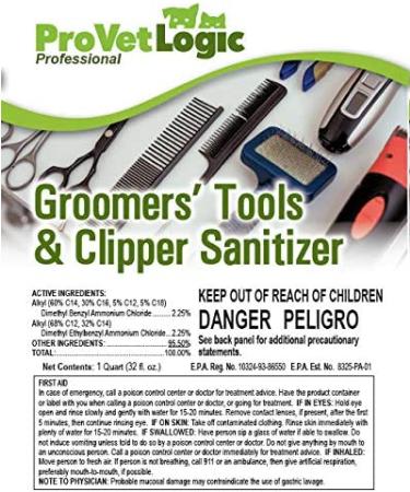 Professional Groomers' Tools & Clipper Sanitizer - 32oz | Effective Disinfection Solution - Buy Online on GoSupps.com