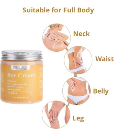 SUERBEAUTY Hot Cream Massage Gel - Deep Muscle Relaxation Skin Toning & Body Massage - 8.8 Oz - Buy Internationally - Buy Online on GoSupps.com