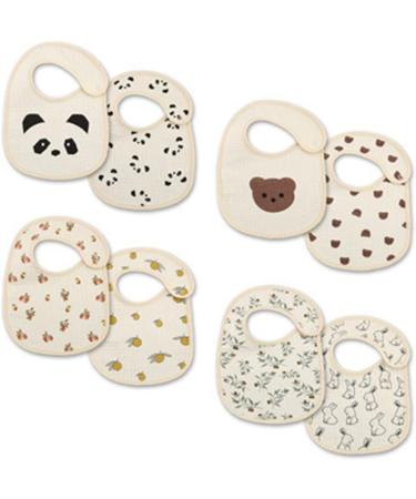 ISAKEN 2-Piece Waterproof Baby Bib Set - Bandana Drool Bibs for Feeding & Teething - Buy Online on GoSupps.com