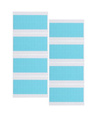 8 Sheets Seamless Hair Extensions Lace Wig Tape Adhesive Wig Tape Green Hair Extensions Hair Extension Sticker Double Sided Extension Tape Pu Water Proof Double Sided Tape Women's