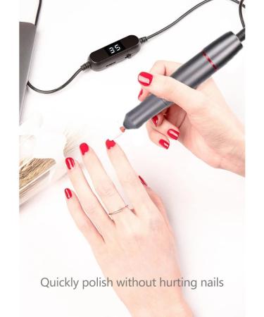 Luejnbogty 3 in 1 Dust Collector for Nail Drill Nail Drill Refill with Manicure Tool with LED Light Pink - Buy Online on GoSupps.com