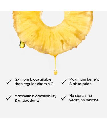 Bionutricia Liposomal Vitamin C Powder with Pineapple High Absorption Immune Support for Adults & Kids | Sugar-Free Vegan Non-GMO | Family-Friendly Tropical Flavor Supplement (5.3 oz) - Buy Online on GoSupps.com