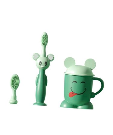 Beaupretty 1 Set toothbrush set toddler brush Baby toothbrush children's toothbrush infant tooth cleaning brush baby training toothbrush silicone toothbrush