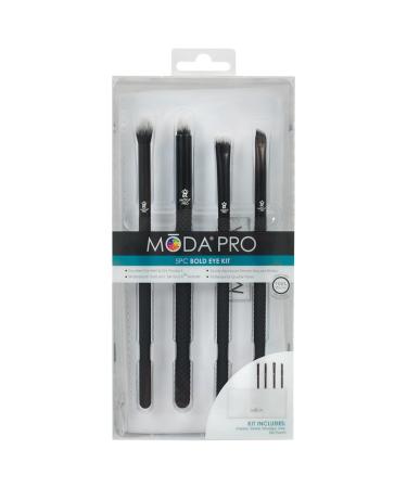 Buy Moda Royal & Langnickel Pro Bold Eye Makeup Brush Set with Bag - Perfect for Folds Smokey Eyes & More | International Shipping - Buy Online on GoSupps.com