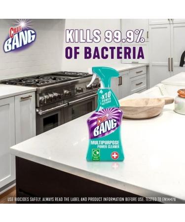 Cillit Bang Power Multi Purpose Cleaner 750ml (3 x 750ml) - Buy Online on GoSupps.com
