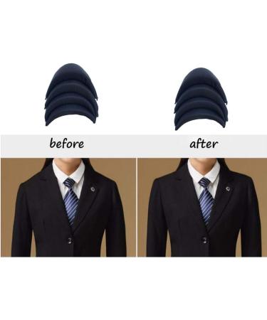 QKAIFRYSUG Mens Shoulder Pads 4 Pairs Black - Dress Jacket Blazer T-Shirt Sewing Accessories - Buy Online on GoSupps.com