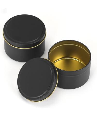 SONVIIBOX 24-Piece Black Candle Tins - Bulk Candle Jars for DIY Candle Making - Buy Online on GoSupps.com