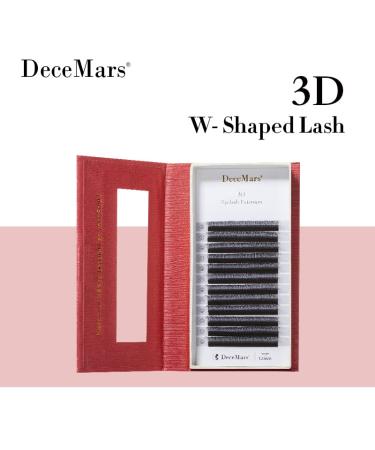 DeceMars 3D W Eyelashes Extensions 8-15MIX Black-C-0.07 - Premium Quality - Buy Online on GoSupps.com