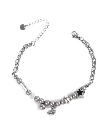 Oralgo's elegant wrist chain bracelet decoration chic hand accessory individual pearls bracelets jewelry for fashionistas