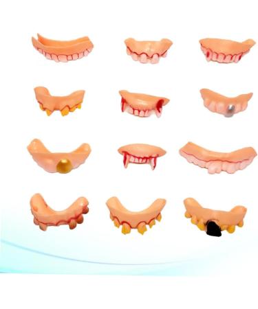 Buy Gadpiparty 48 Pcs Halloween Fake Teeth | Vampire Prosthesis & Ugly Teeth for Adults - Buy Online on GoSupps.com