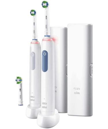 Oral-B Smart Clean 360 Rechargeable Toothbrushes 2 Pack - Best Electric Toothbrush Set - Buy Online on GoSupps.com