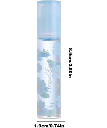  Duqulle Roll On Lip Oil - 0.21oz Cute Roll On Moisturizing Floral Oil Lip Balm - Nourishing Clear Lip Balm with Flowers for Birthday Gift Duqulle - Buy Online on GoSupps.com