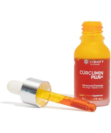 Vidafy Turmeric Curcumin Plus - Powerful 15ml Anti-Inflammatory Supplement - Buy Online on GoSupps.com