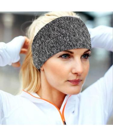 Fashband Boho Sports Headband Black Elastic Headbands Non Slip Hair Bands Fitness Sweatband Running Workout Yoga Hair Accessories for Women and Men(Pink) - Buy Online on GoSupps.com