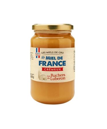 Les Ruchers du Luberon - Creamy French Honey 500g - French Raw Honey - Natural - Unfiltered - Unpasteurized - Naturally Cryst