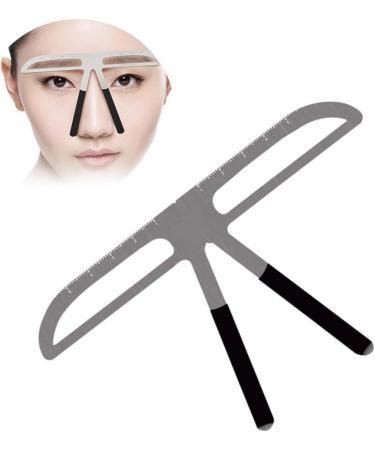 NOLITOY 2pcs Eyebrow Template Stencils Eyebrow Drawing Tool Kits Eyebrow Ruler Eyebrow Card Stainless Steel mediumx2pcs As Shownx2pcs - Buy Online on GoSupps.com