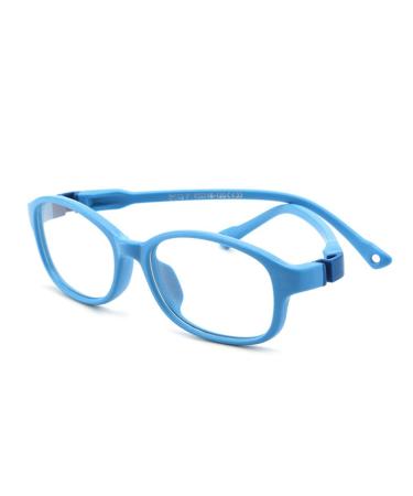 Tofox Kids GlassesAnti Blue Light Anti-reflective Glasses Reduce Eye Strain Children Silicone Glasses Color 4