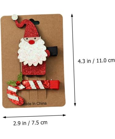 Beavorty 3 Set Christmas hair clips antler hair clip xmas party favor kids christmas hair barrettes xmas hair clips girls hair accessories Christmas Headdress Headgear elder plastic - Buy Online on GoSupps.com