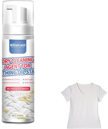 Dry Cleaner for Clothes at Home Clothes Spot Dry Cleaner - Oil Stains Eliminator & Eraser Cleaning Fluid Agent Spray for Clothing Makeup Food Drink Stains 200ml - Buy Online on GoSupps.com