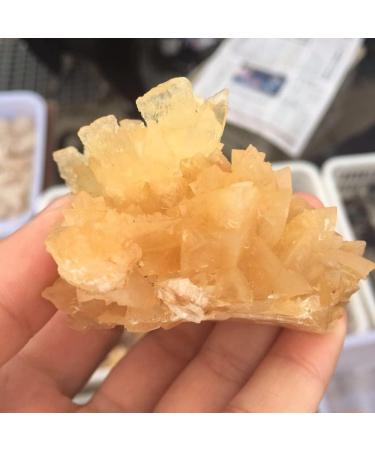 Room Decoration Natural Stone Calcite Cluster Crystal Flow Raw Quartz Point Selenite Rough Crystal Cluster Calcspar Minerals Specimen Stones (Color : 150-170g) - Buy Online on GoSupps.com
