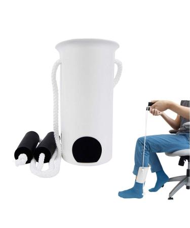 Coime older men socks dressing equipment pregnant women avoid bending waist socks dressing tools disabled older sock attraction (white and blue color random delivery) - Buy Online on GoSupps.com
