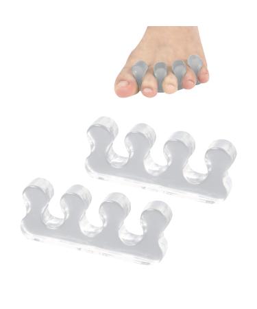 1 pair of gel toe spreader gel support for overlapping toes relief of bursa infections hammer toe and more rapid relief from pain after yoga and sporting activities