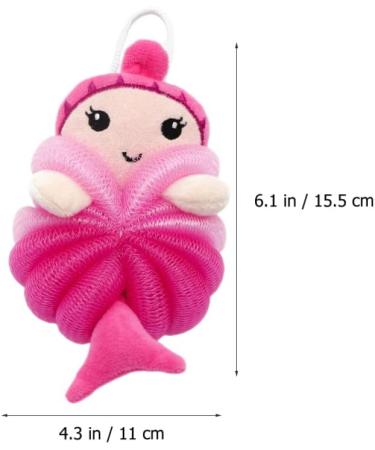 Kisangel Bath Cleaning Scrubbers - 2pcs Cute Baby Bath Balls & Exfoliating Tools for Kids - Buy Online on GoSupps.com