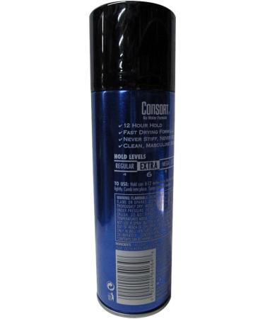 Consort For Men Hair Spray Aerosol Extra Hold 8.30 oz (Pack of 9) - Buy Online on GoSupps.com