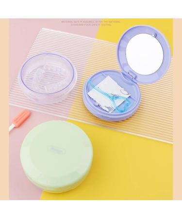 Buy Verdant Touch Retainer Storage Container - Cartoon Portable Leakproof 3 Layers in Blue | International Shipping Available - Buy Online on GoSupps.com