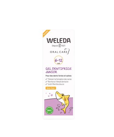 WELEDA - Junior Toothpaste Gel - 50 ml - Compatible with homeopathic treatments - Pleasant taste - No - 50 ml
