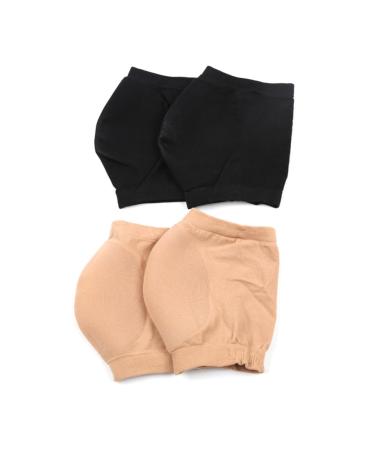 FRCOLOR Foot Sleeve Kit Heel Protection Cushion Sleeve Foot Sleeve for Women Heel Sleeve Black L