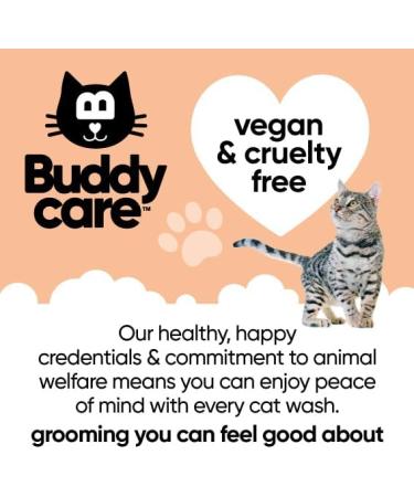 Buddycare Peach Cat Shampoo - 500ml - Deep Cleansing Shampoo for Cats - Fruity Scented - With Aloe Vera and B5 - Buy Online on GoSupps.com