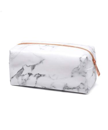 Shop Rose Gold Marble Makeup Bag - Stylish Cosmetics Bags for Handbags | Zippered Pocket Organizers - Buy Online on GoSupps.com